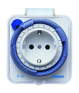Изображение Таймер электромеханический розеточный Theben-timer 26 IP44 (0260855)