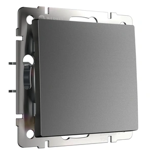 Изображение Выключатель одноклавишный проходной (графит матовый) W1112064