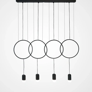 Изображение Подвесной Светильник Forvet Black L4 By Imperiumloft