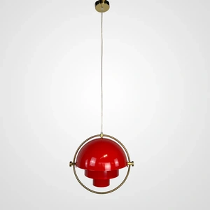 Изображение Люстра Louis Weisdorff Gubi Multi-Lite Pendant Red By Imperiumloft