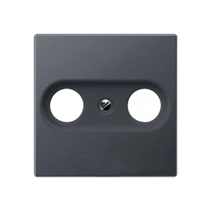 Изображение Накладка FM/TV розетку EcoProfi Deco антрацит EP561BFPLTVAN Jung