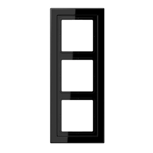 Изображение Рамка на 3 поста LS-design черный глянец LSD983SW Jung