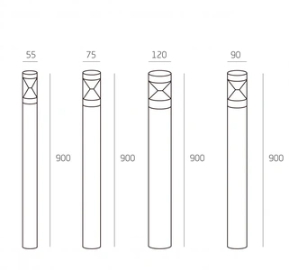 Изображение Cветильник для освещения пешеходных дорожек GALA M
