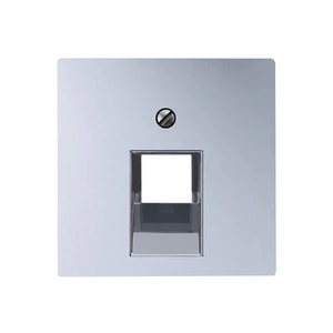 Изображение Накладка на розетку информационную EcoProfi Deco алюминий EP569-1BFPLUAAL Jung