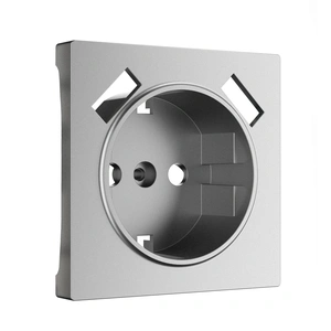 Изображение Накладка для розетки USB  (серебряный матовый) W1179565