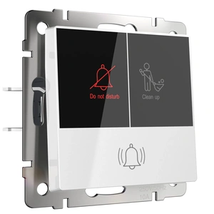 Изображение Кнопка звонка с индикацией для отелей (белый) W1114601