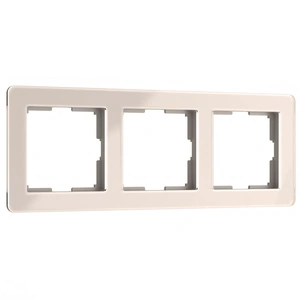 Изображение Рамка на 3 поста Acrylic айвори W0032743