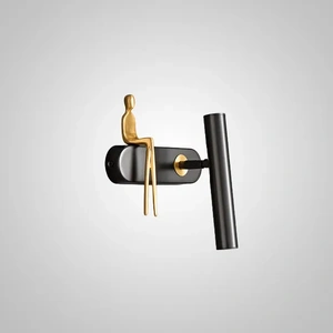 Изображение Настенный Светильник Remus Right Black By Imperiumloft