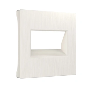 Изображение Накладка для двойной розетки Еthernet RJ-45 (перламутровый рифленый) W1191113