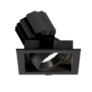 Светильник MS-VORTEX-BUILT-S140x140-30W Warm3000 (BK-BK, 17 deg, 230V) (Arlight, IP20 Металл, 5 лет) - Изображение
