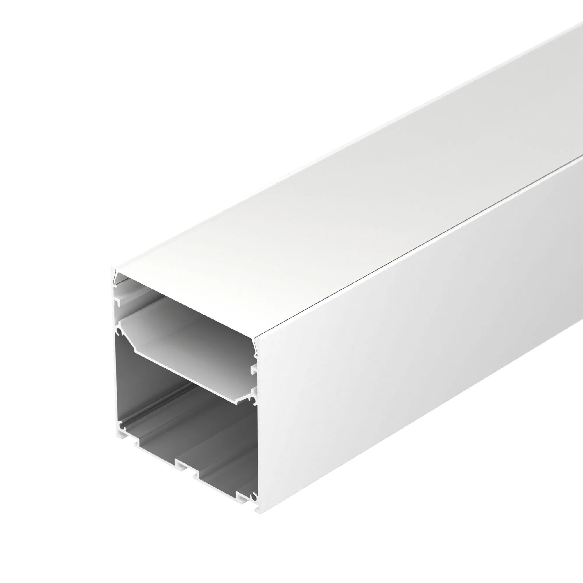 Профиль LINE-M-7575-2500 WHITE (Arlight, Алюминий) - Изображение