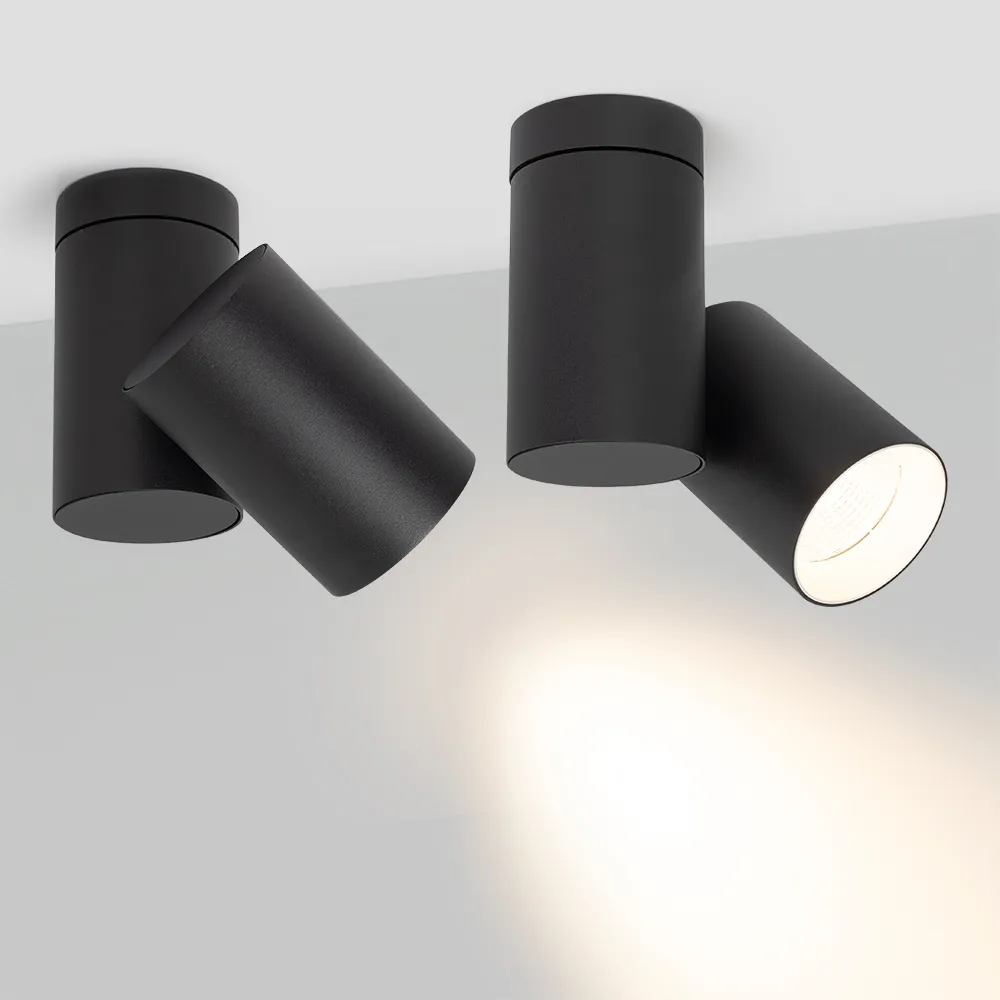 Светильник SP-POLO-SURFACE-TURN-R85-15W Warm3000 (BK-WH, 40 deg) (Arlight, IP20 Металл, 3 года)